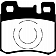 EBC Brakes Brake Pad - UD495