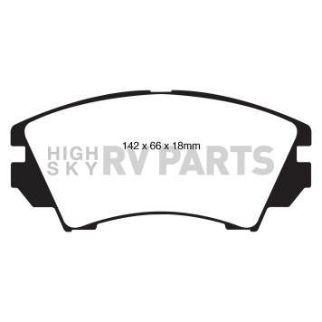 EBC Brakes Brake Pad - DP42014R