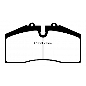 EBC Brakes Brake Pad - DP41014R