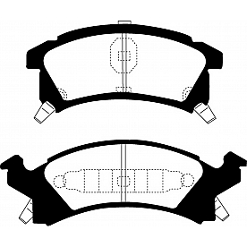 EBC Brakes Brake Pad - DP41175R