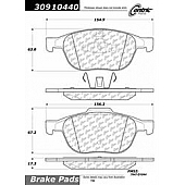 Stop Tech/ Power Slot Brake Pad - 309.10440