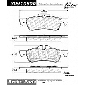 Stop Tech/ Power Slot Brake Pad - 309.10600