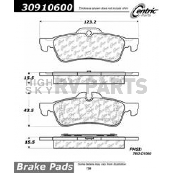 Stop Tech/ Power Slot Brake Pad - 309.10600