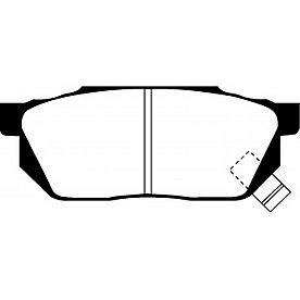 EBC Brakes Brake Pad - DP2570