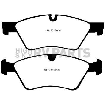 EBC Brakes Brake Pad - DP41592R