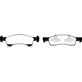 EBC Brakes Brake Pad - DP61651