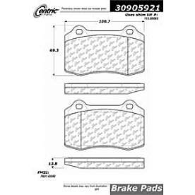 Stop Tech/ Power Slot Brake Pad - 309.05921