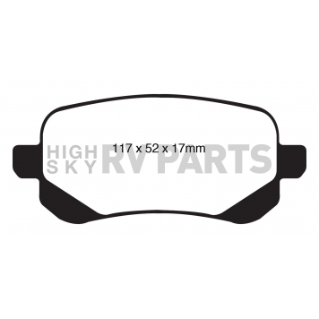 EBC Brakes Brake Pad - DP41840R