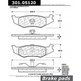Stop Tech/ Power Slot Brake Pad - 301.05120