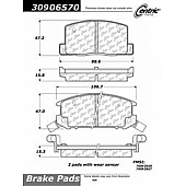 Stop Tech/ Power Slot Brake Pad - 309.06570