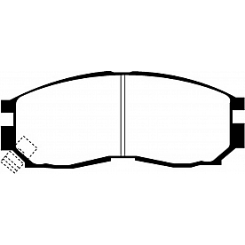 EBC Brakes Brake Pad - DP2830