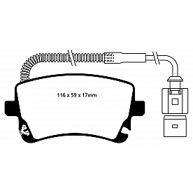 EBC Brakes Brake Pad - UD1018