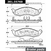 Stop Tech/ Power Slot Brake Pad - 301.05760