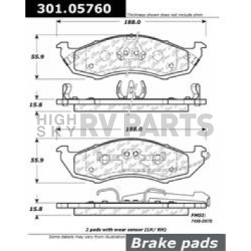 Stop Tech/ Power Slot Brake Pad - 301.05760