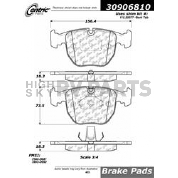 Stop Tech/ Power Slot Brake Pad - 309.06810
