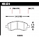Hawk Performance Brake Pad - HB424F.665