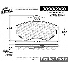 Stop Tech/ Power Slot Brake Pad - 309.06960