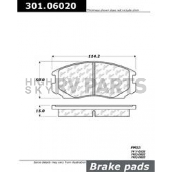 Stop Tech/ Power Slot Brake Pad - 301.06020