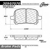 Stop Tech/ Power Slot Brake Pad - 309.07070