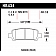Hawk Performance Brake Pad - HB434N.543