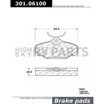 Stop Tech/ Power Slot Brake Pad - 301.06100