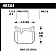 Hawk Performance Brake Pad - HB604G.598