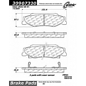 Stop Tech/ Power Slot Brake Pad - 309.07320