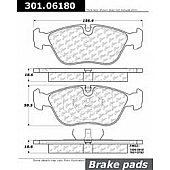 Stop Tech/ Power Slot Brake Pad - 301.06180
