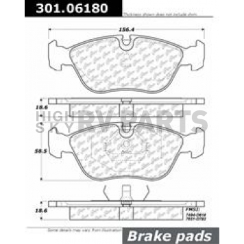 Stop Tech/ Power Slot Brake Pad - 301.06180