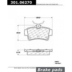 Stop Tech/ Power Slot Brake Pad - 301.06270