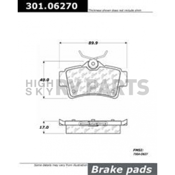 Stop Tech/ Power Slot Brake Pad - 301.06270
