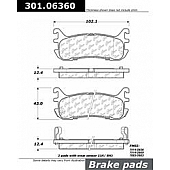 Stop Tech/ Power Slot Brake Pad - 301.06360