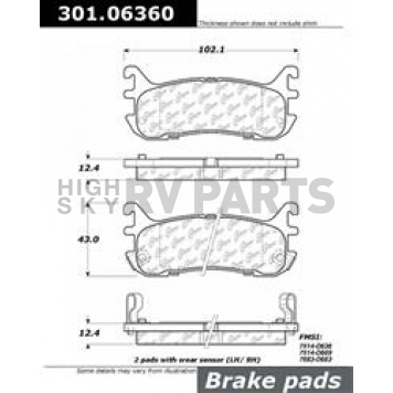 Stop Tech/ Power Slot Brake Pad - 301.06360