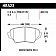 Hawk Performance Brake Pad - HB522F.565