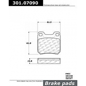 Stop Tech/ Power Slot Brake Pad - 301.07090