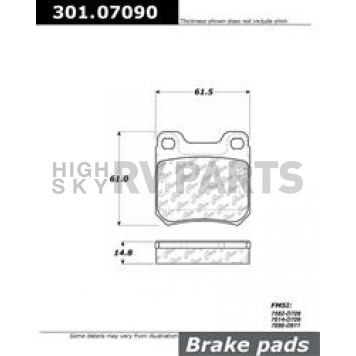 Stop Tech/ Power Slot Brake Pad - 301.07090