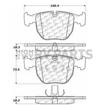 Stop Tech/ Power Slot Brake Pad - 300.06810