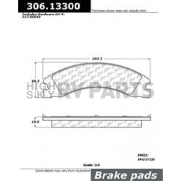 Stop Tech/ Power Slot Brake Pad - 306.13300