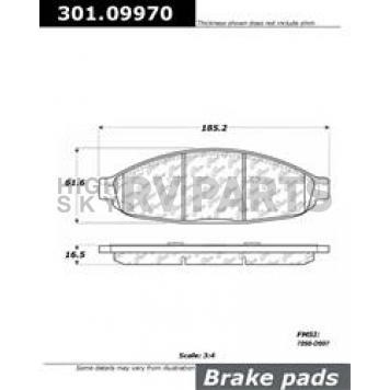 Stop Tech/ Power Slot Brake Pad - 301.09970