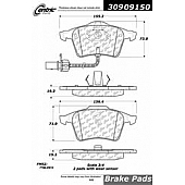 Stop Tech/ Power Slot Brake Pad - 309.09150