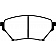 EBC Brakes Brake Pad - DP41452R