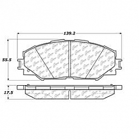Stop Tech/ Power Slot Brake Pad - 105.12100