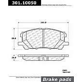 Stop Tech/ Power Slot Brake Pad - 301.10050