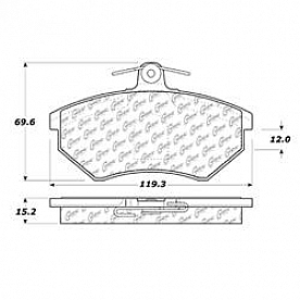 Stop Tech/ Power Slot Brake Pad - 300.06960