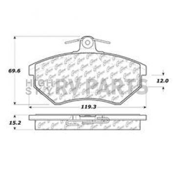 Stop Tech/ Power Slot Brake Pad - 300.06960
