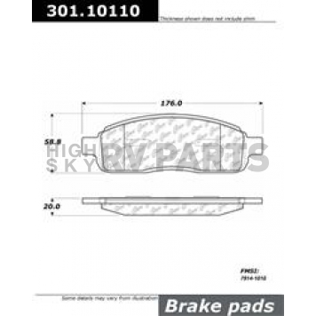 Stop Tech/ Power Slot Brake Pad - 301.10110