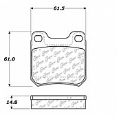 Stop Tech/ Power Slot Brake Pad - 300.07090