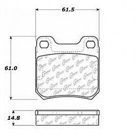 Stop Tech/ Power Slot Brake Pad - 300.07090