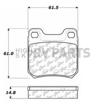 Stop Tech/ Power Slot Brake Pad - 300.07090