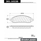 Stop Tech/ Power Slot Brake Pad - 301.10220